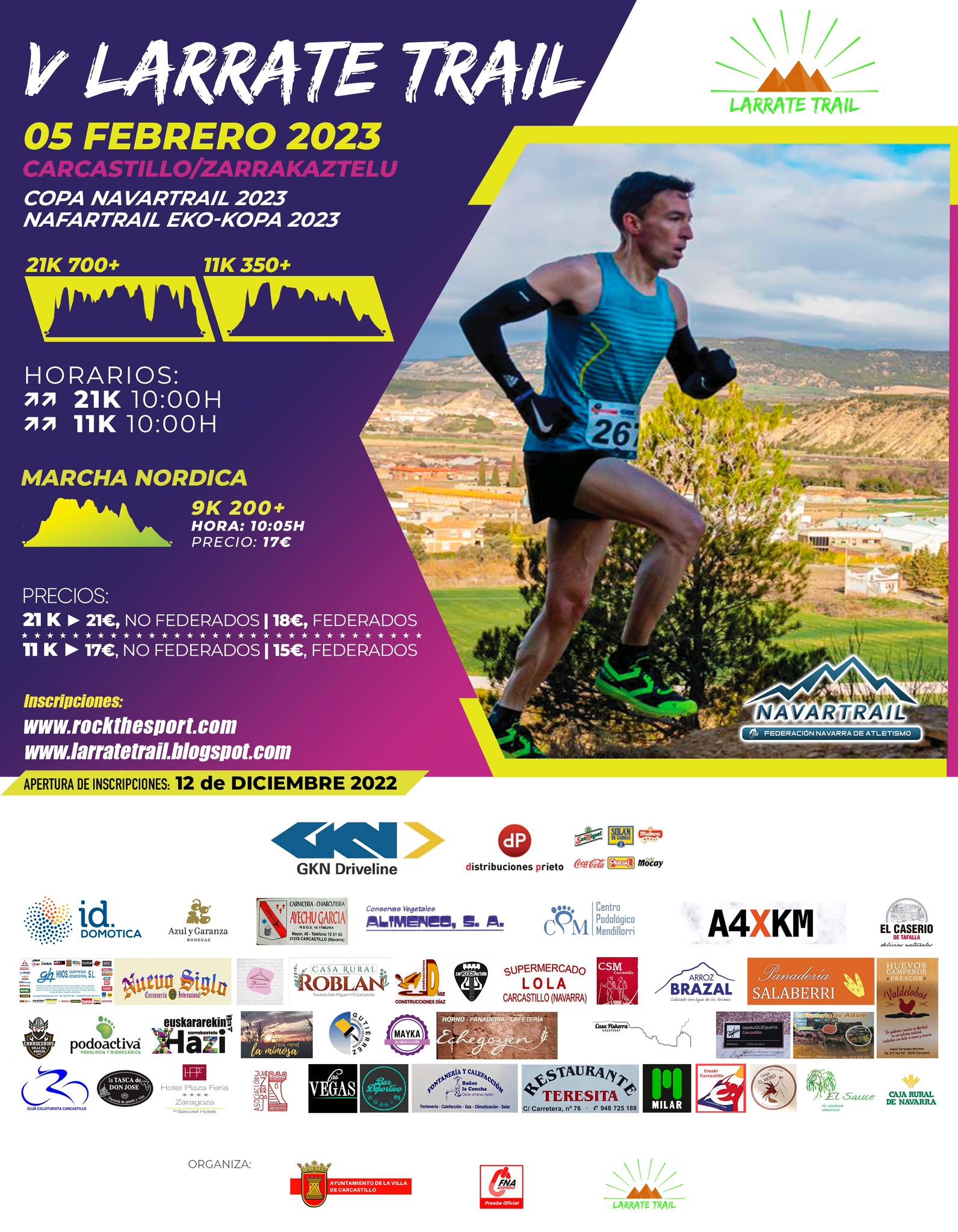 Larrate Trail. Comienza la III Copa de Trail-Running 2023